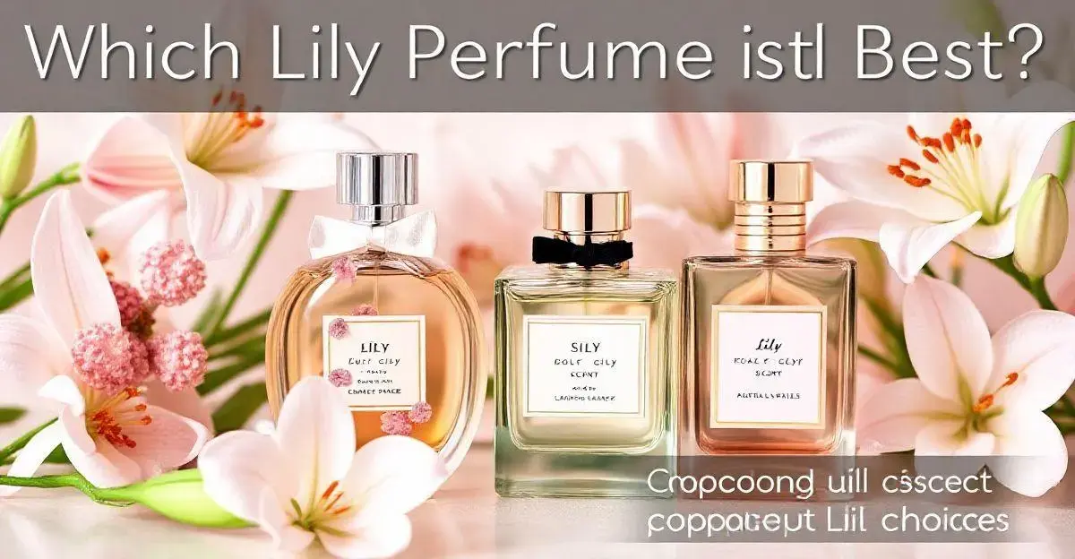 Comparação dos perfumes Lily mais populares