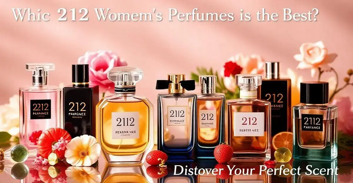 Comparação entre os melhores perfumes 212