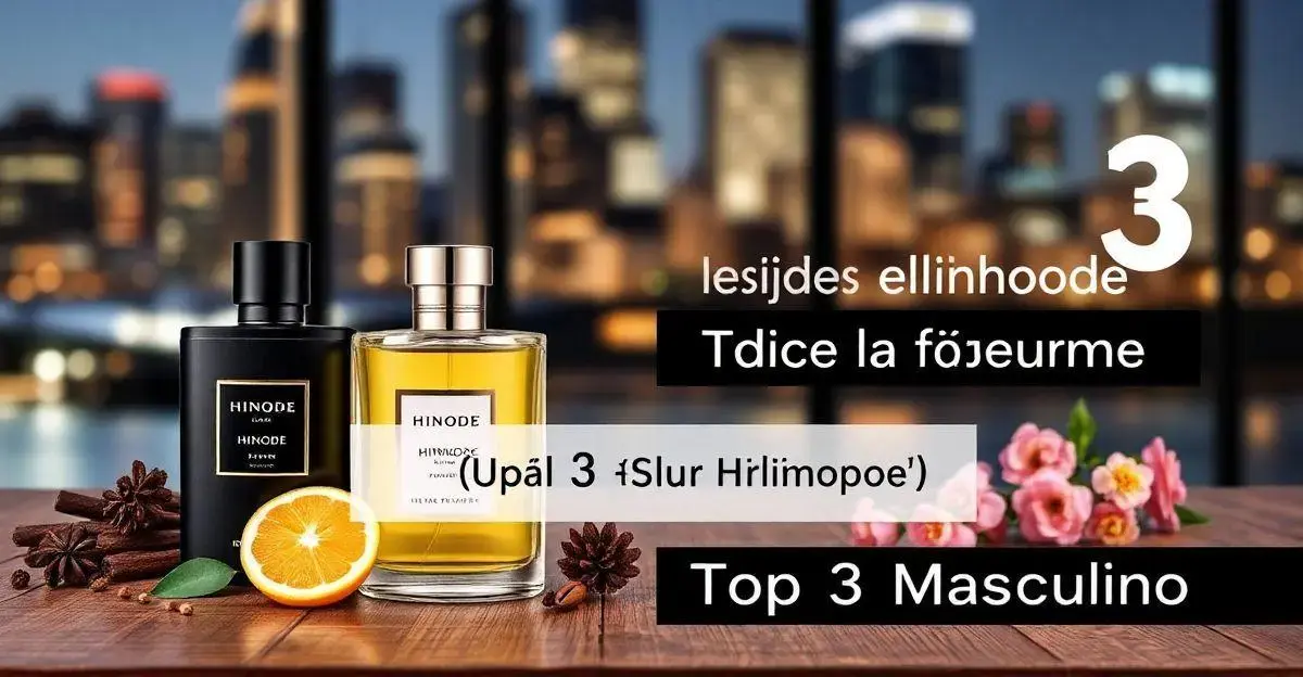 Comparativo: Top 3 Perfumes Masculinos Hinode