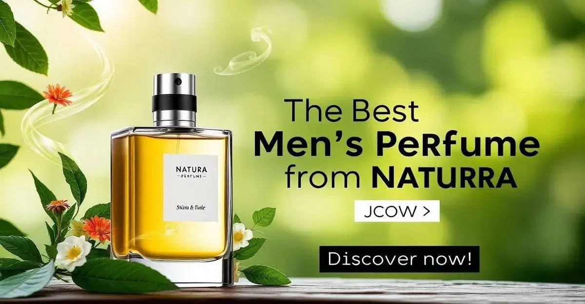 O melhor perfume masculino da natura