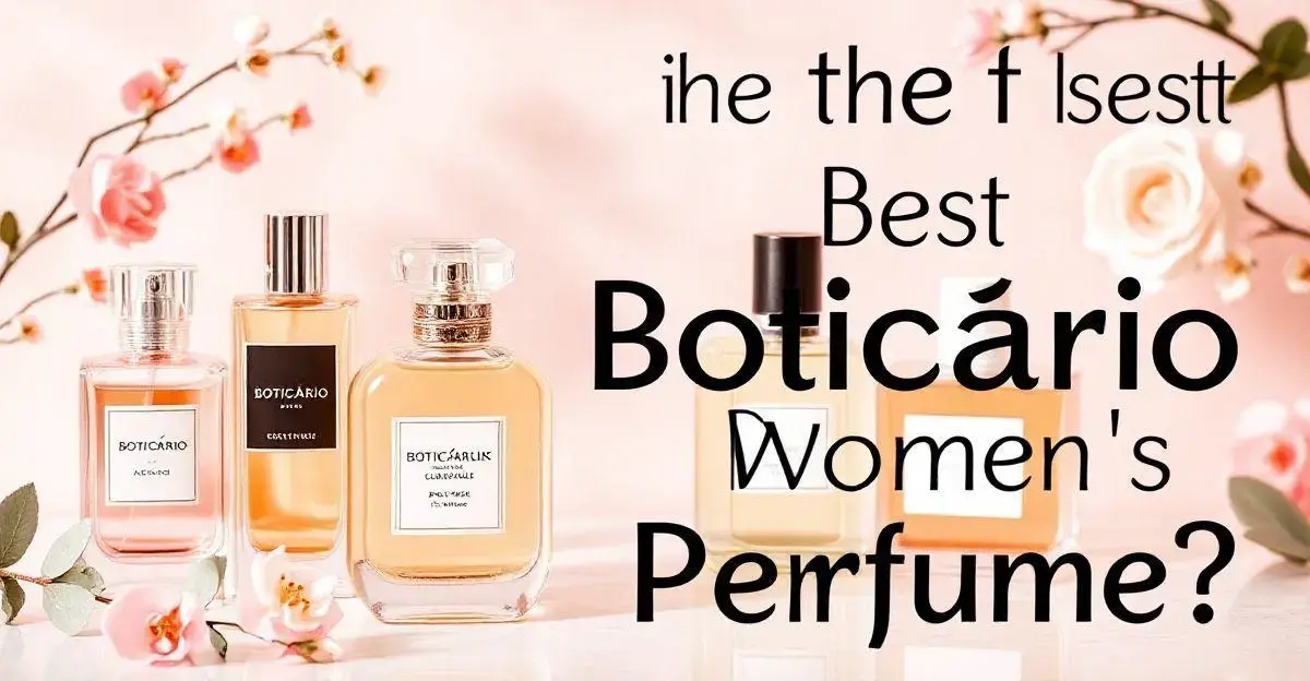 Qual melhor perfume Boticário feminino?