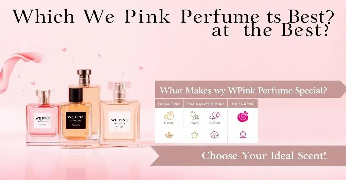 Qual melhor perfume da we pink?