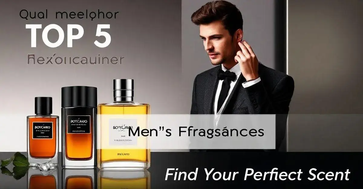 Qual melhor perfume masculino Boticário?