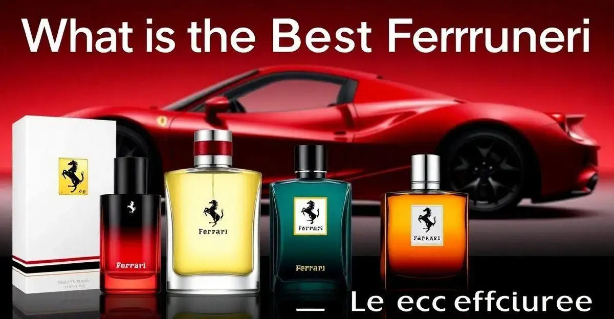 Qual o melhor ferrari perfume?