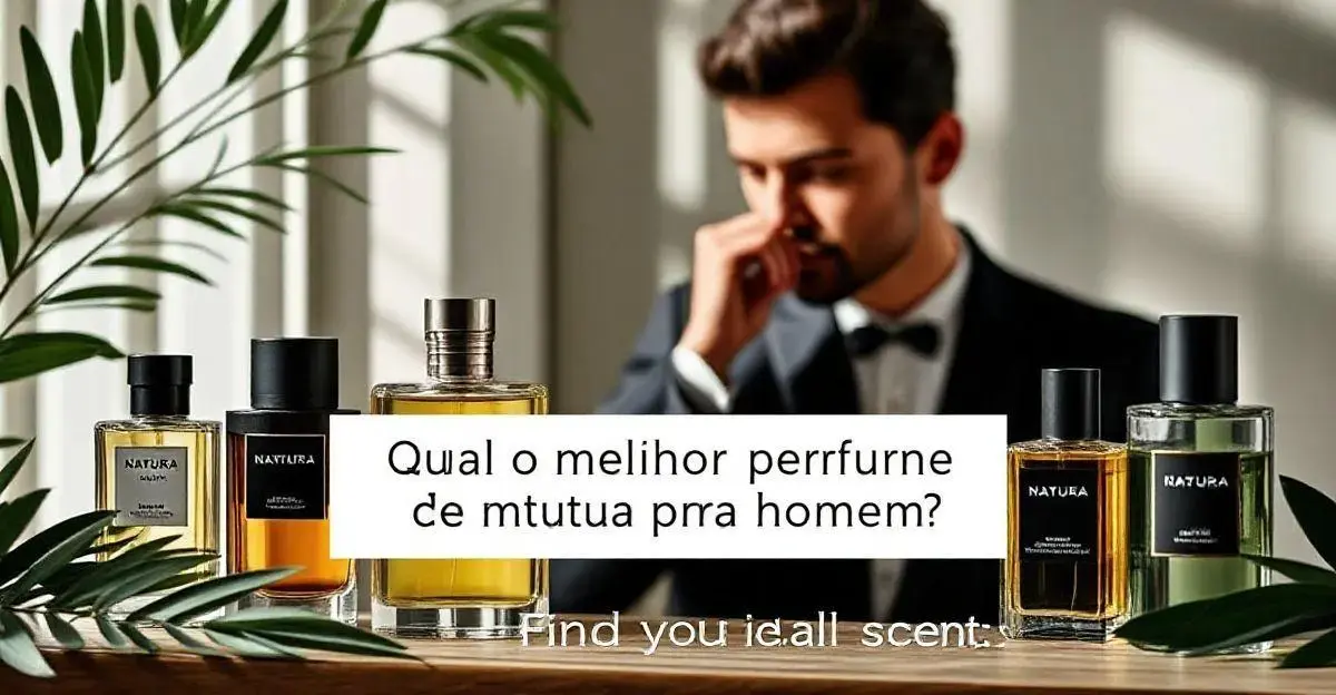 Qual o melhor perfume da natura para homem?