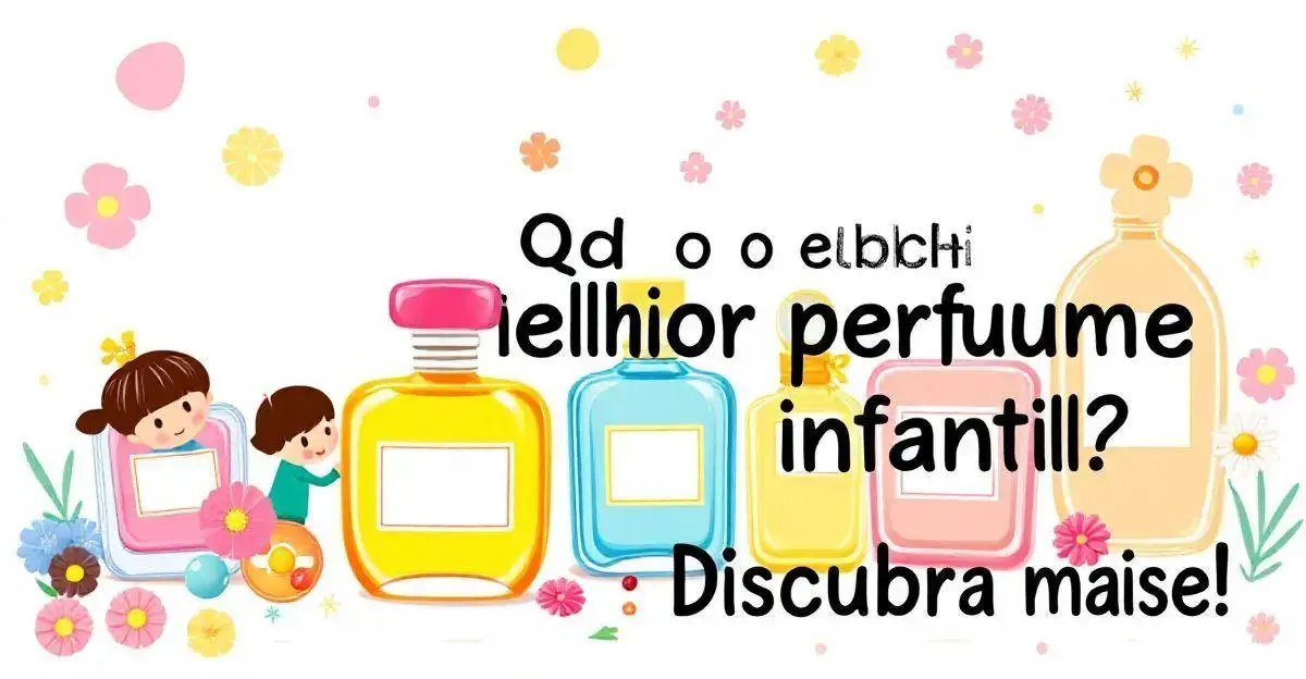 Qual o melhor perfume infantil?