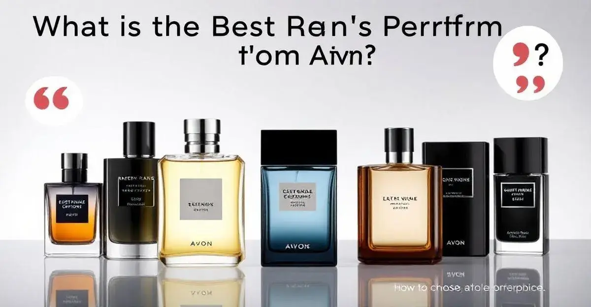 Qual o melhor perfume masculino da avon?