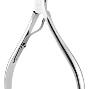 Alicate de Cutícula Inox Profissional – Ferramenta Afiada Manicure Pedicure em Aço Carbono para Cortador de Unhas, Higiene das Cutículas, Uso em Salão ou Casa