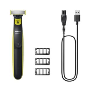 Aparador e Raspador de Pelos Philips OneBlade com 3 Pentes QP2724/10 À prova d'água - Bivolt