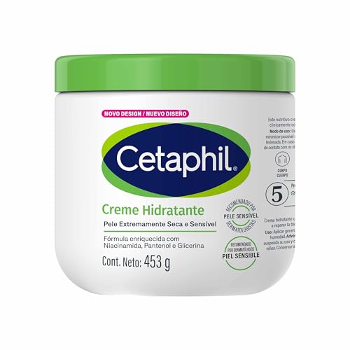 Creme Hidratante Corporal para Pele Seca e Sensível Cetaphil 453g - Hidratação 48h Creme Hidratante Corporal para Pele Seca e Sensível Cetaphil 453g - Hidratação 48h