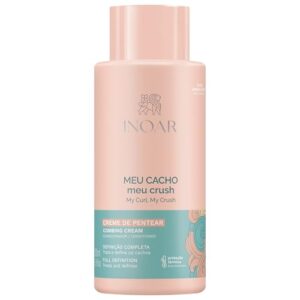 Inoar, Meu Cacho, Meu Crush – Creme de Pentear, Define Cachos, Hidrata e Controla o Frizz, Com Óleos Naturais e Vitaminas - 500ml