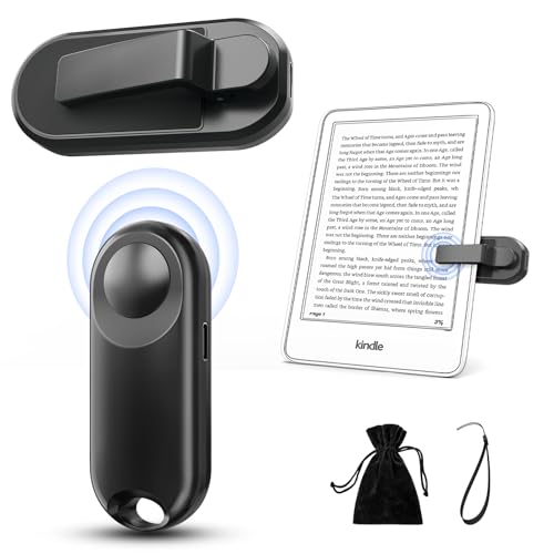 Controle Remoto RF para Virar Páginas Kindle Paperwhite Oresoc Controle Remoto RF para Virar Páginas para Kindle Paperwhite, Acessórios para Kindle Foto e Vídeo Remotos para E-Book iPhone iPad Android Tablets Leitura de Romances e Quadrinhos