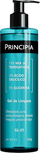 Gel de Limpeza Facial 2% Ácido Salicílico - 350g - PRINCIPIA PRINCIPIA, Gel de Limpeza Facial 2% Ácido Salicílico + 5% Glicerina GL-01 com 350g