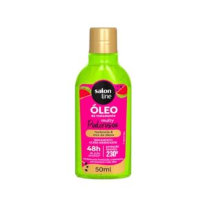 Salon Line, Óleo Capilar Reparador, Multy Poderosos, Cachos dos Sonhos, Melancia e Mix de Óleos - Para Todos os Tipos de Cabelos, 50ml