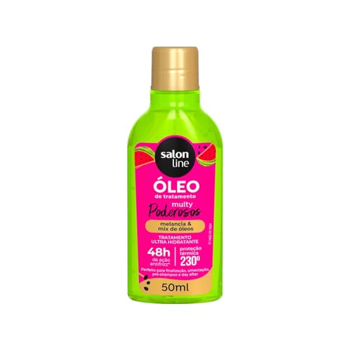 Salon Line, Óleo Capilar Reparador, Multy Poderosos, Cachos dos Sonhos, Melancia e Mix de Óleos - Para Todos os Tipos de Cabelos, 50ml Salon Line, Óleo Capilar Reparador, Multy Poderosos, Cachos dos Sonhos, Melancia e Mix de Óleos - Para Todos os Tipos de Cabelos, 50ml