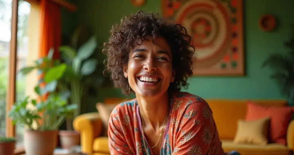 27 Ideias de Cabelo Cacheado Curto com Luzes que Iluminam Seu Rosto