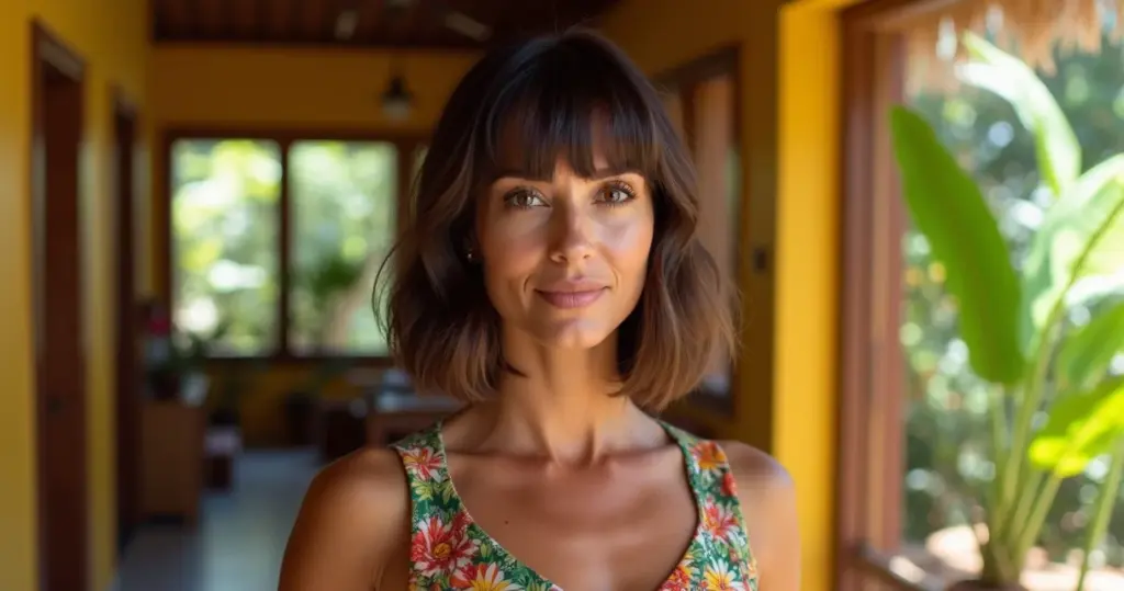 12 Ideias de Corte de Cabelo Reto no Ombro que Dão Volume Imediato