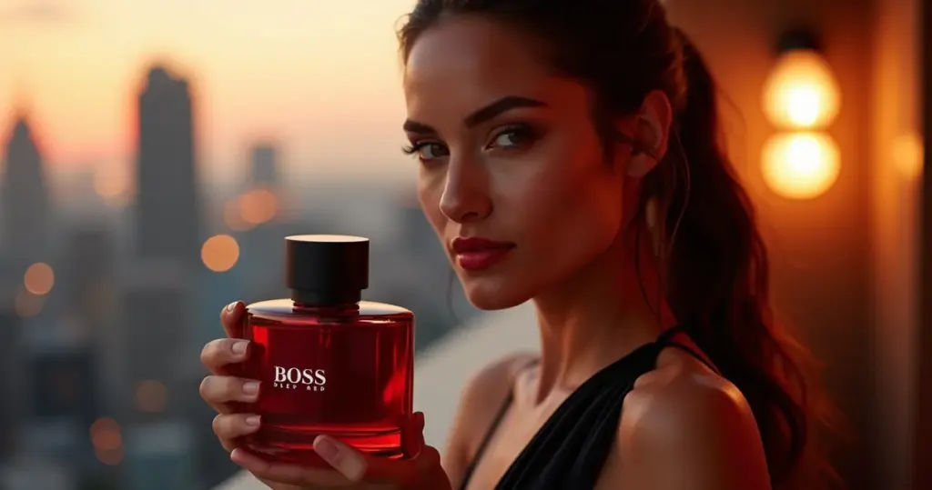 Hugo Boss Deep Red: O perfume que te veste de confiança em 3 segundos