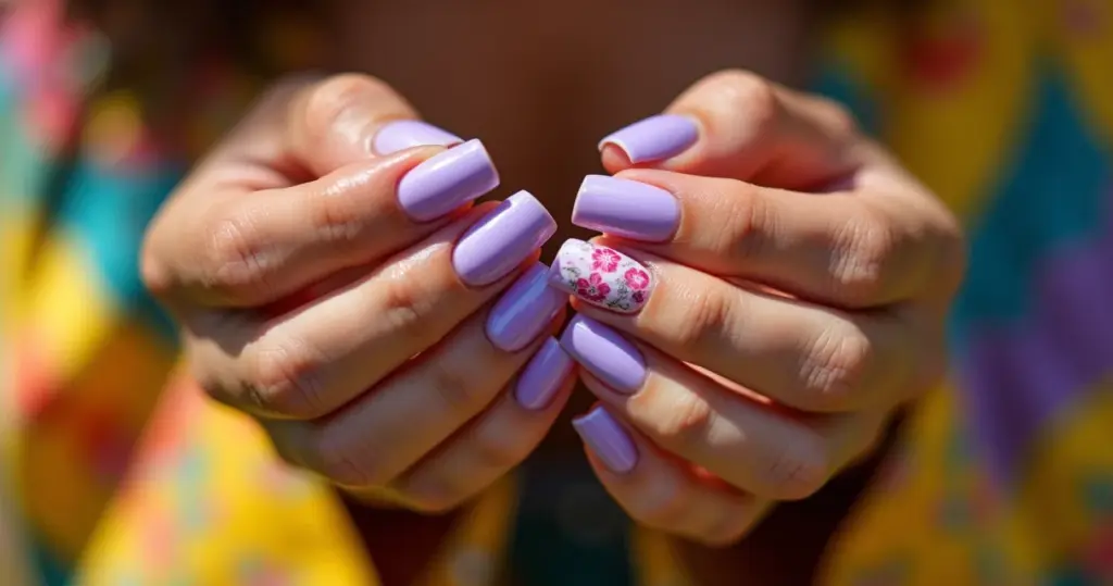 27 Ideias de Inspiração de Unhas Lilás que Valorizam Qualquer Tom de Pele