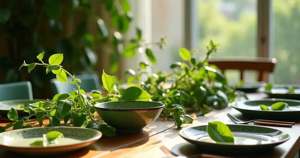 27 Ideias de Mesa Posta Verde para Transformar Suas Refeições