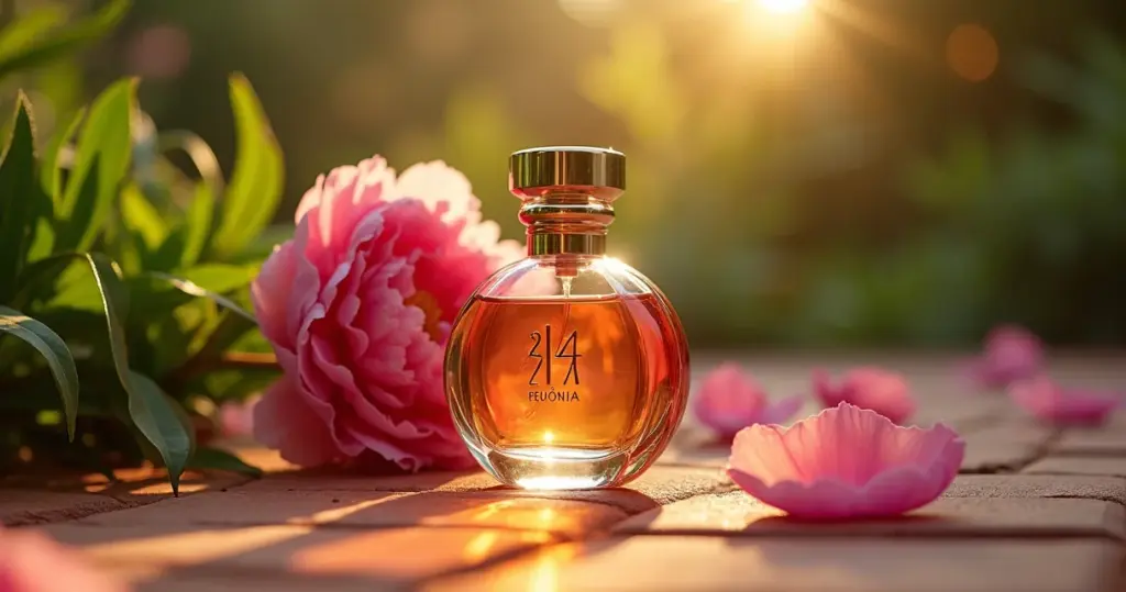 Perfume 214 Peônia: A fragrância premium que dura 8h no calor brasileiro