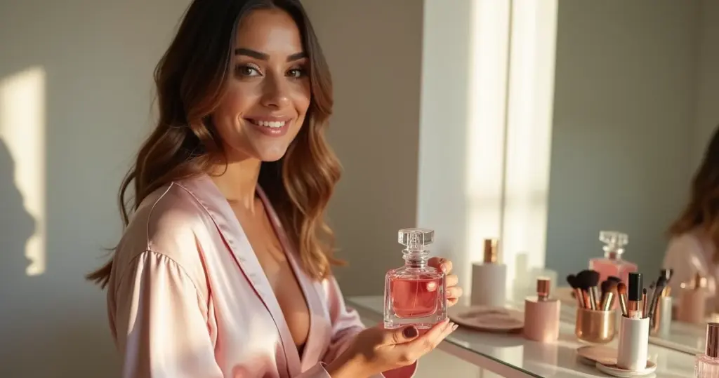 Perfume feminino que lembra cheiro de maquiagem: seu ritual de beleza em frasco